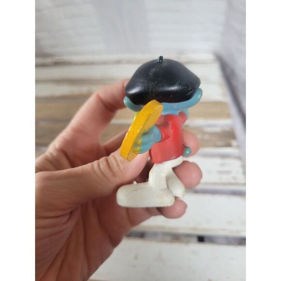 Peyo Smurf painter 2011 figurine toy vintage - Picture 3 of 9